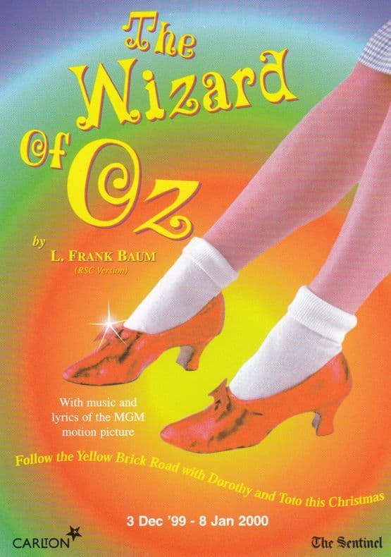 The Wizard Of Oz New Vic Theatre Gala Poster Postcard Style Card