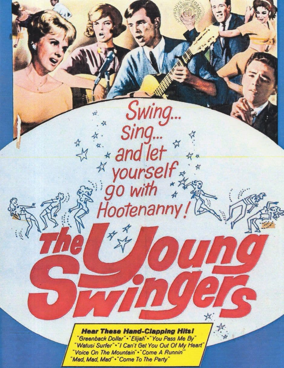 The Young Swingers Rod Lauren The Sherwood Singers Film Postcard