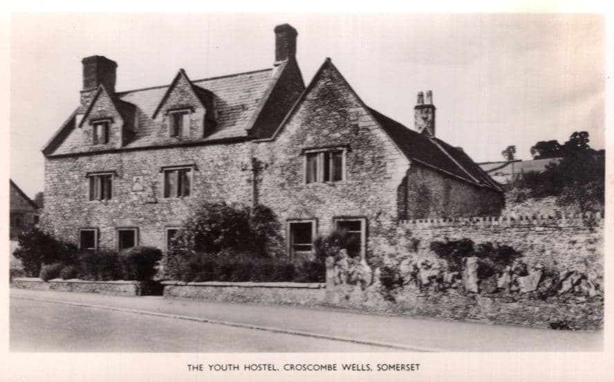 The Youth Hostel Croscombe Wells Somerset Real Photo Postcard
