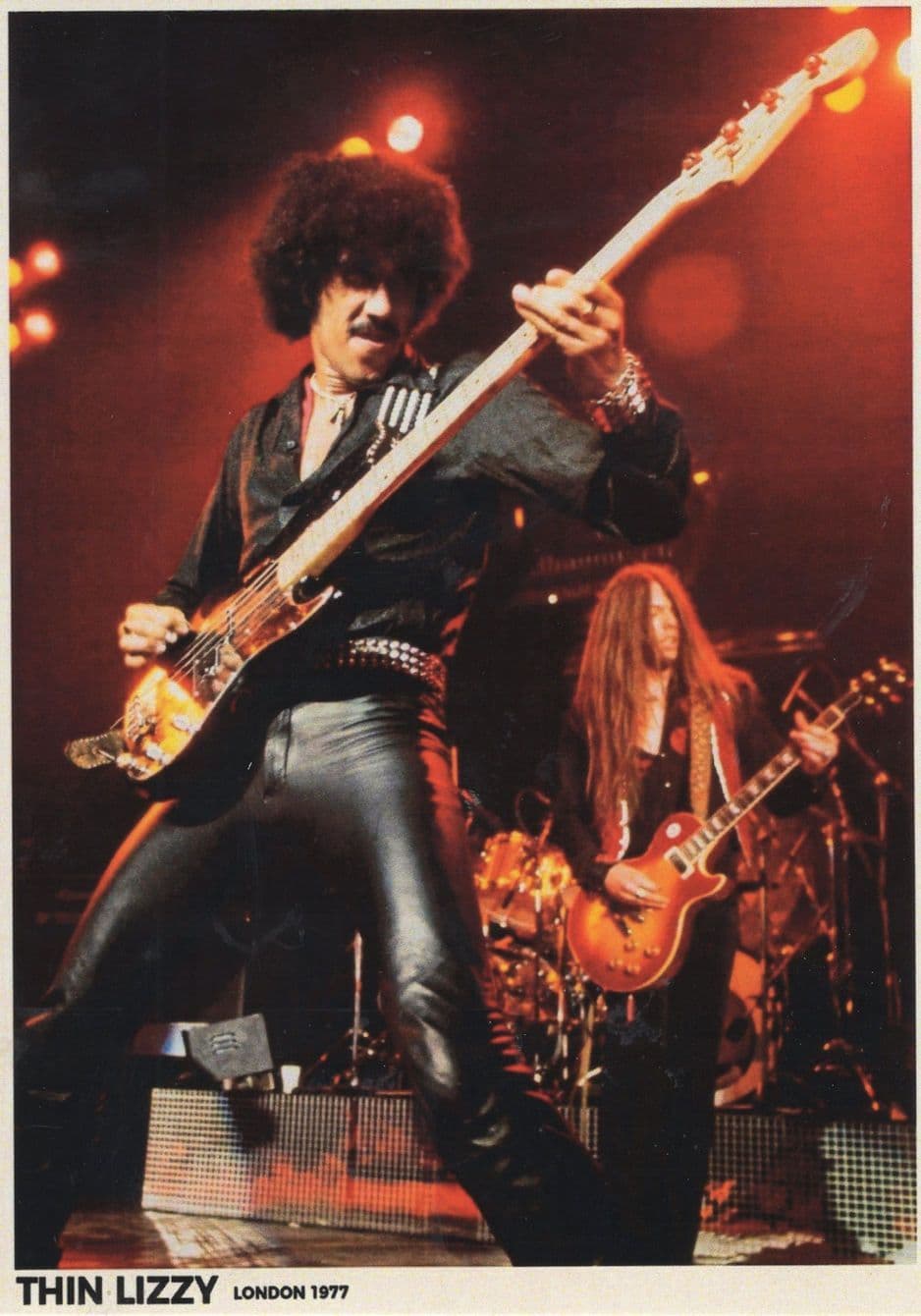 Thin Lizzy Live In Concert London 1977 Postcard