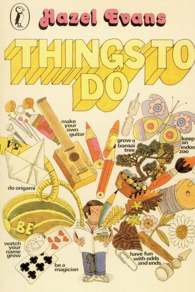 Things To Do Hazel Evans 1978 Puffin Book Postcard