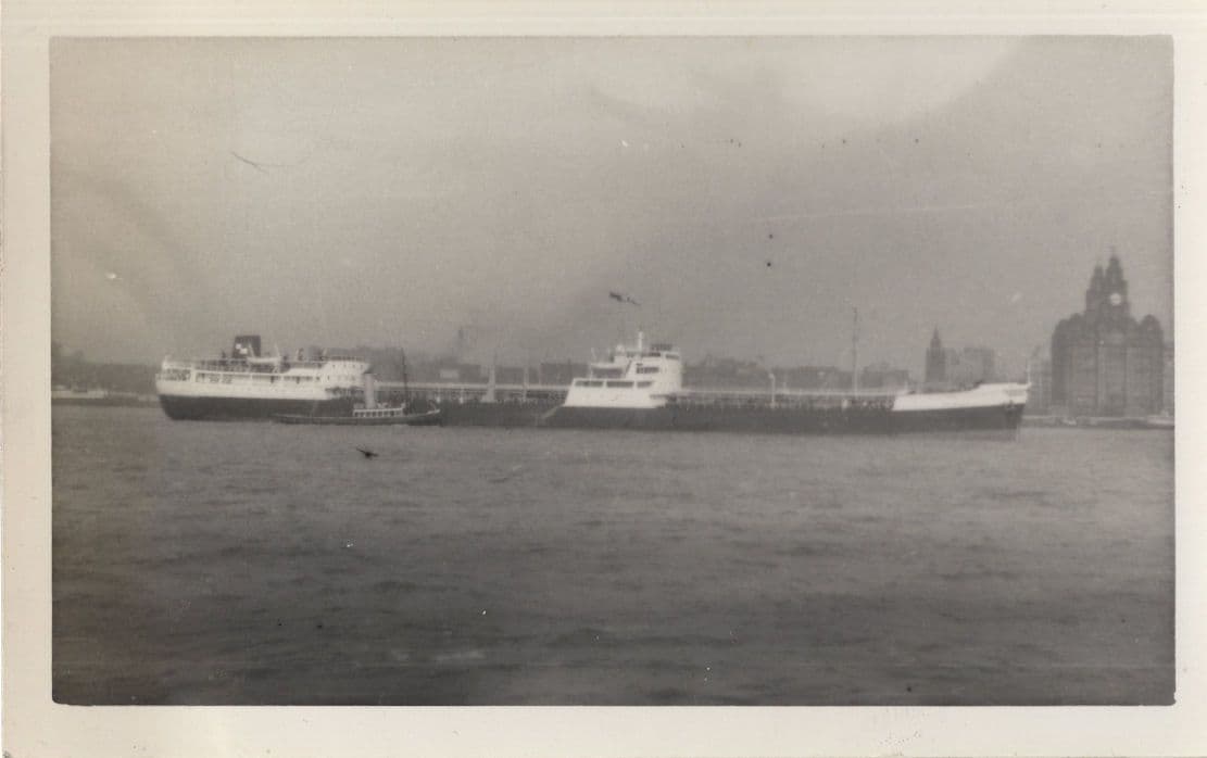 Thirlby Ship Ropner Steamship Vintage Rare Photo