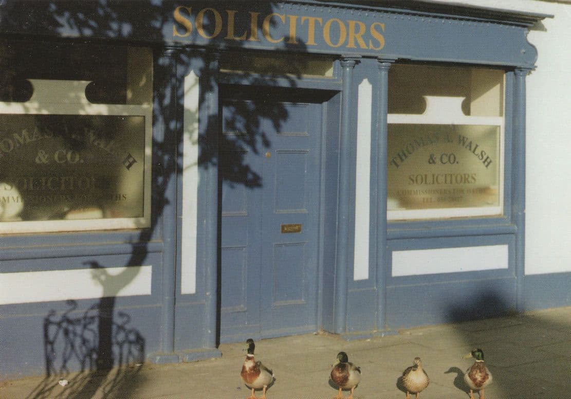 Thomas Walsh & Co Solicitors County Mayo Irish Postcard
