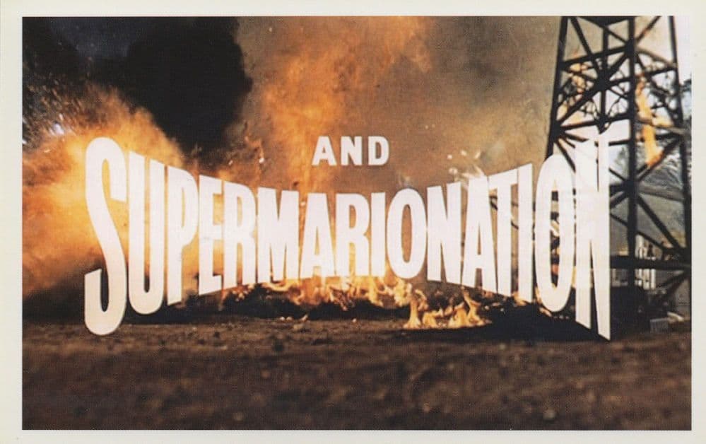 Thunderbirds Are Go Filmed In Supermarionation TV Show Postcard