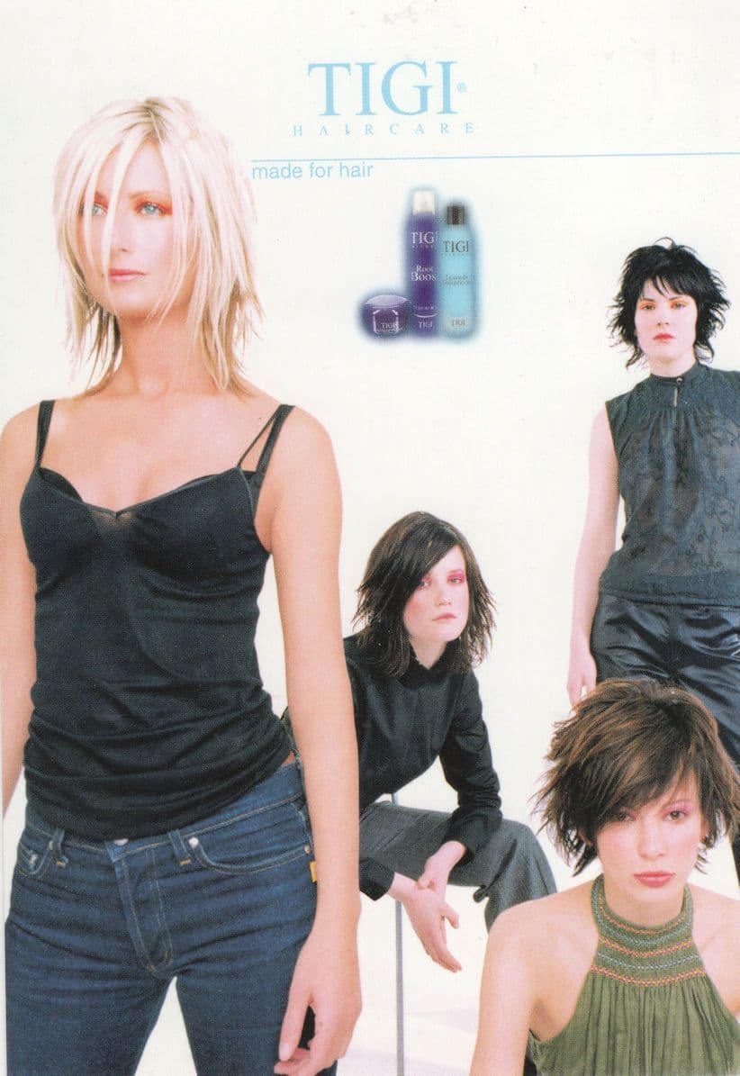 Tigi Haircare Singapore Advertising Hairstyle Postcard