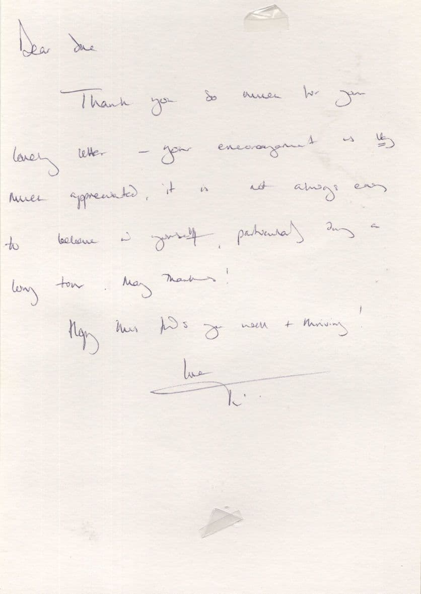 Tim Marriott The Brittas Empire Large Hand Signed Photo & Letter