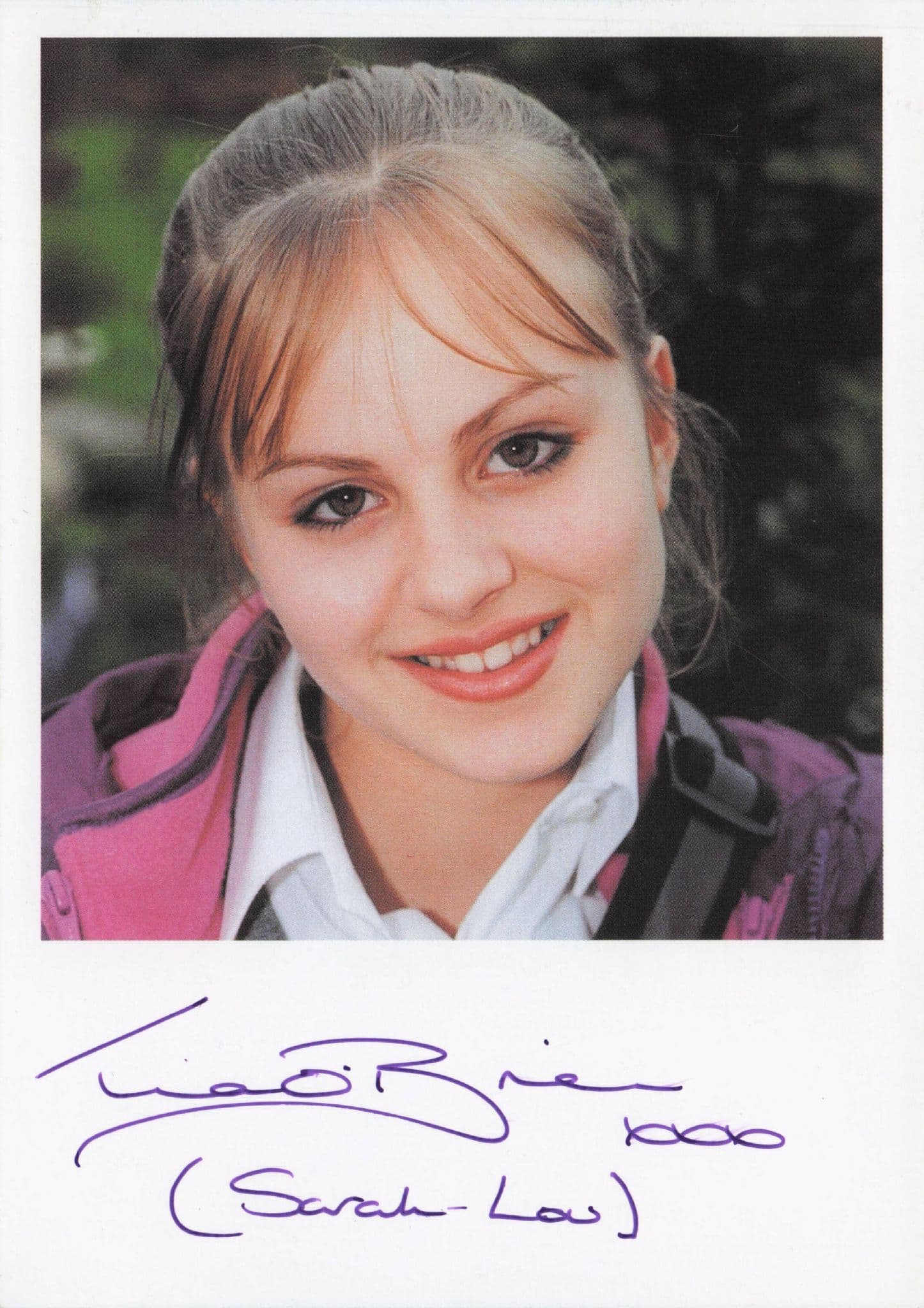 Tina O'Brien Coronation Street Hand Signed Cast Card Photo