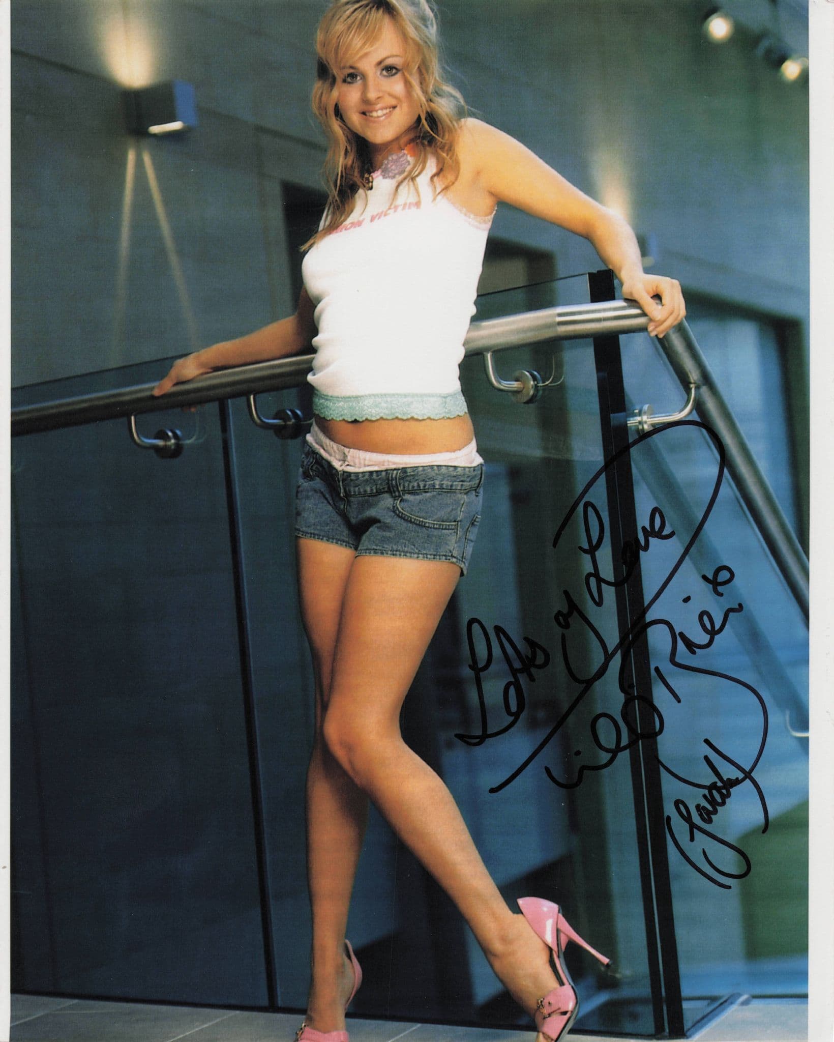 Tina O'Brien Coronation Street Risque Large Hand Signed Photo