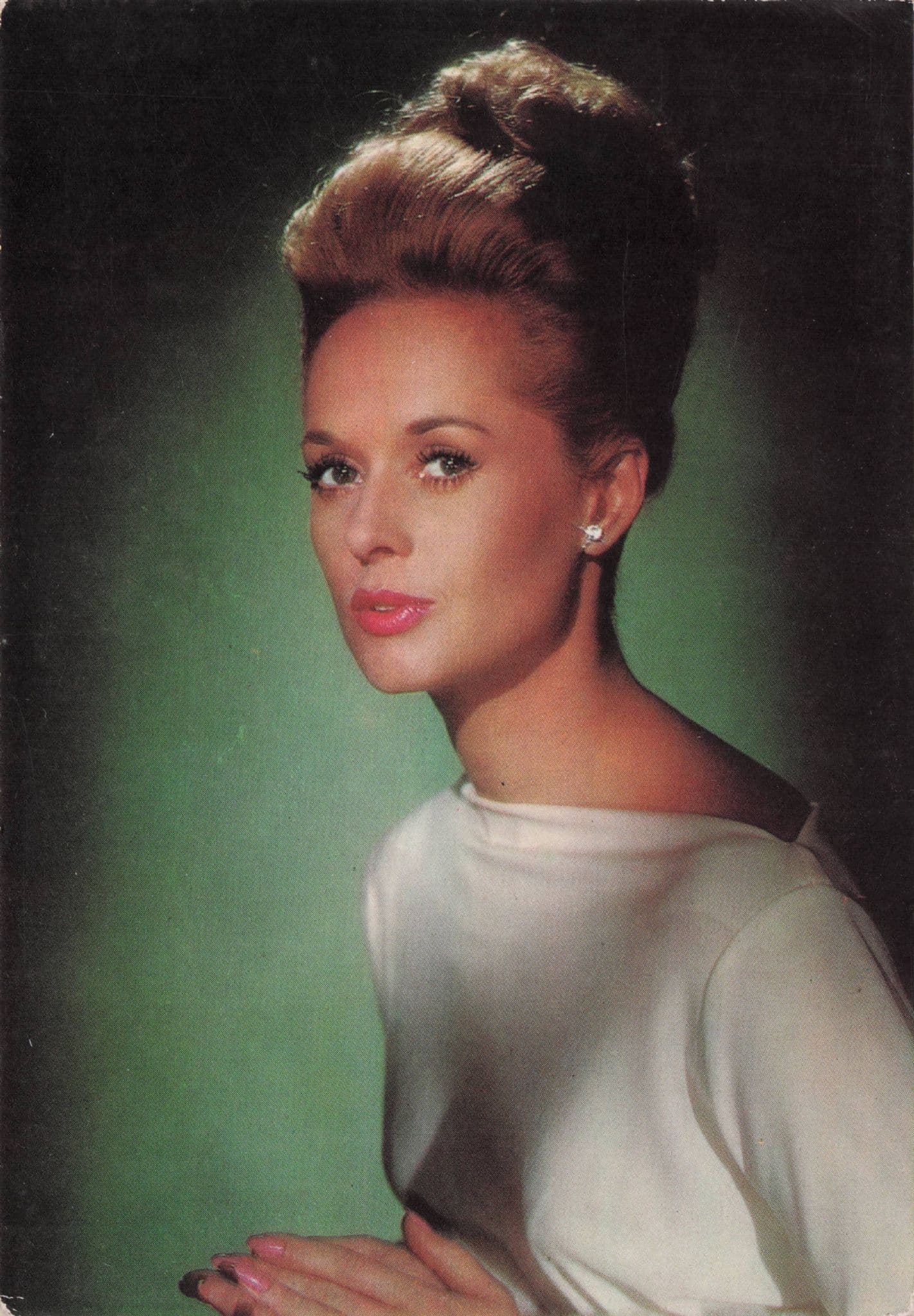 Tippi Hedren Vintage 1960s Rare Spanish Postcard