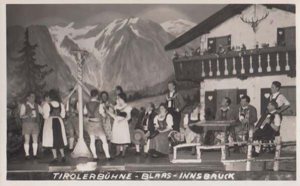 Tiroler Gang Austria Tobias Wilhelm 1911 Folk Pub Costume Antique Postcard