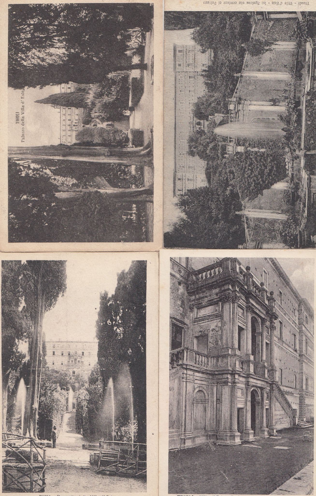 Tivoli Italy 4x Religious Old Postcard s