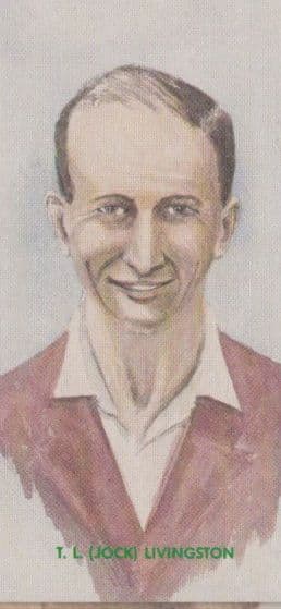 TL Livingston Northamptonshire Cricket Team Player Antique Cigarette Card