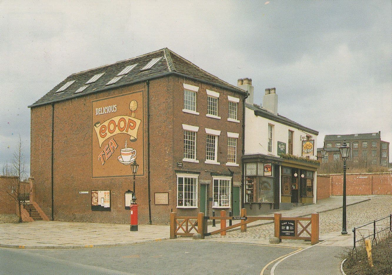 Toad Lane Rochdale Manchester Tea Advertising Sign Postcard