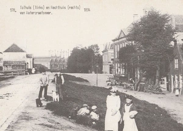 Tolhuis En Rechthuis Von Waterfraafsmeer 1894 Postcard