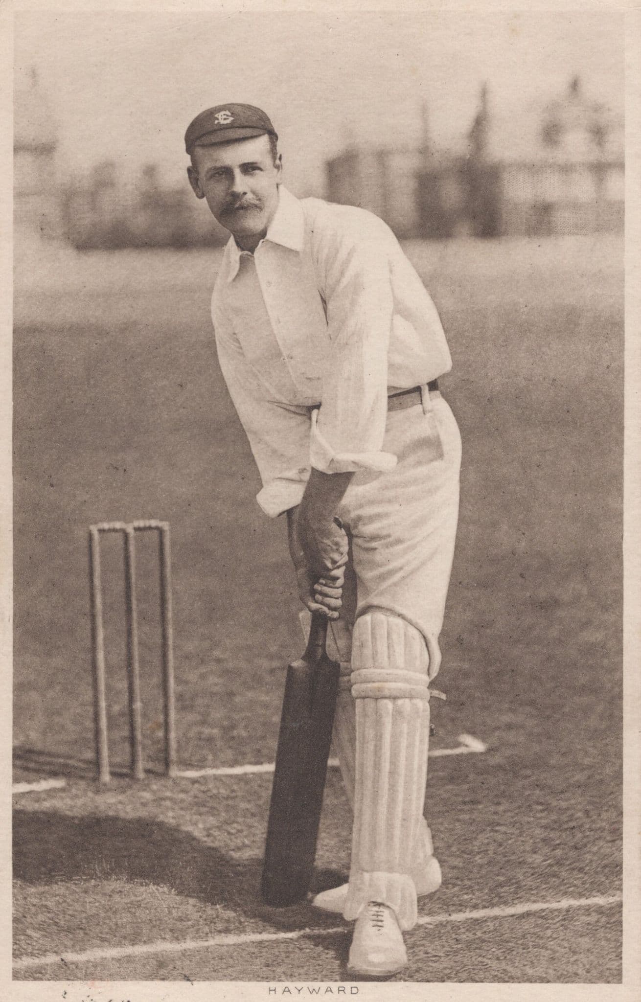 Tom Hayward Surrey Cricket Antique 1906 Postcard