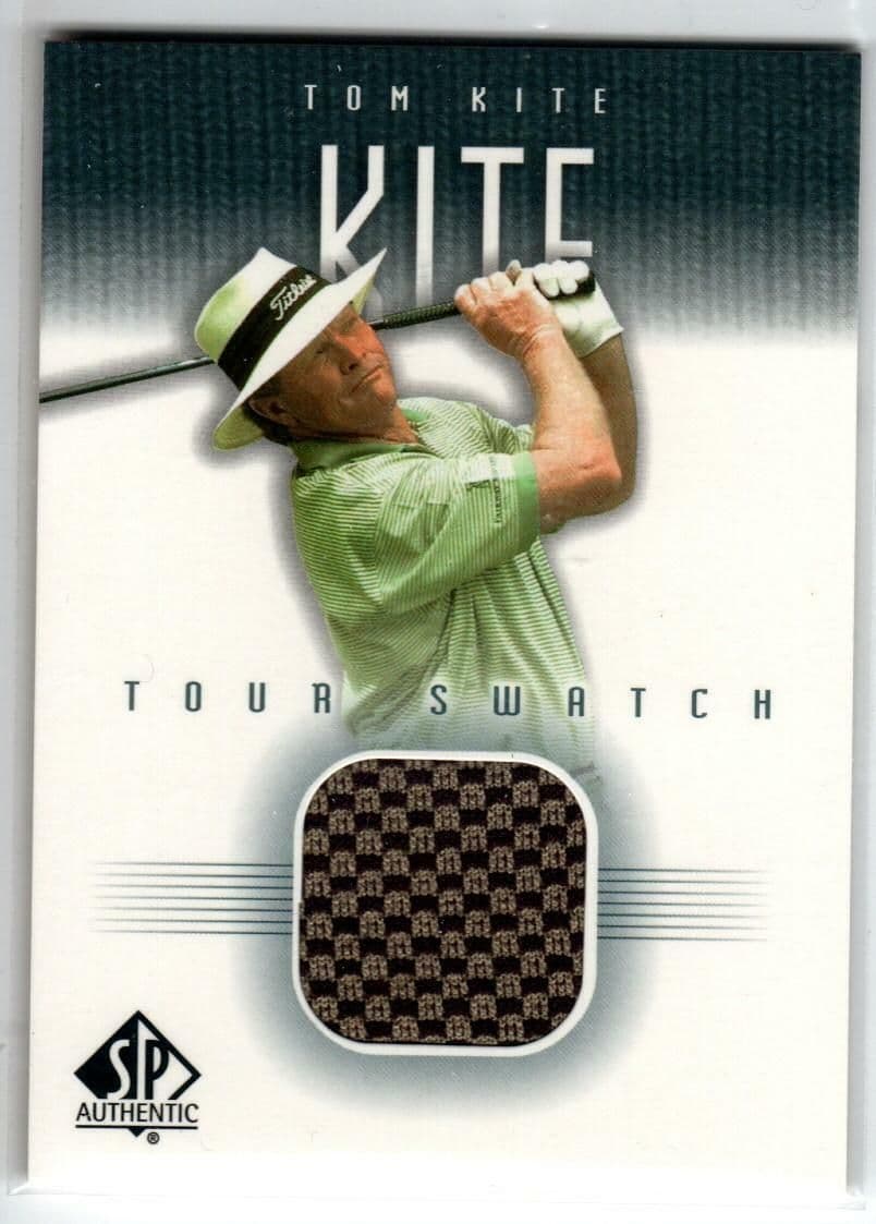 Tom Kite Upper Deck Worn Tour Swatch Shirt Golf Rare Card