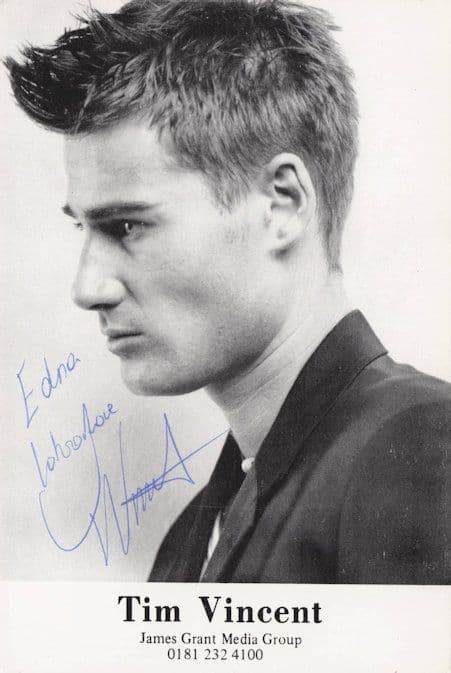 Tom Vincent Coronation Street Blue Peter Old Hand Signed Photo