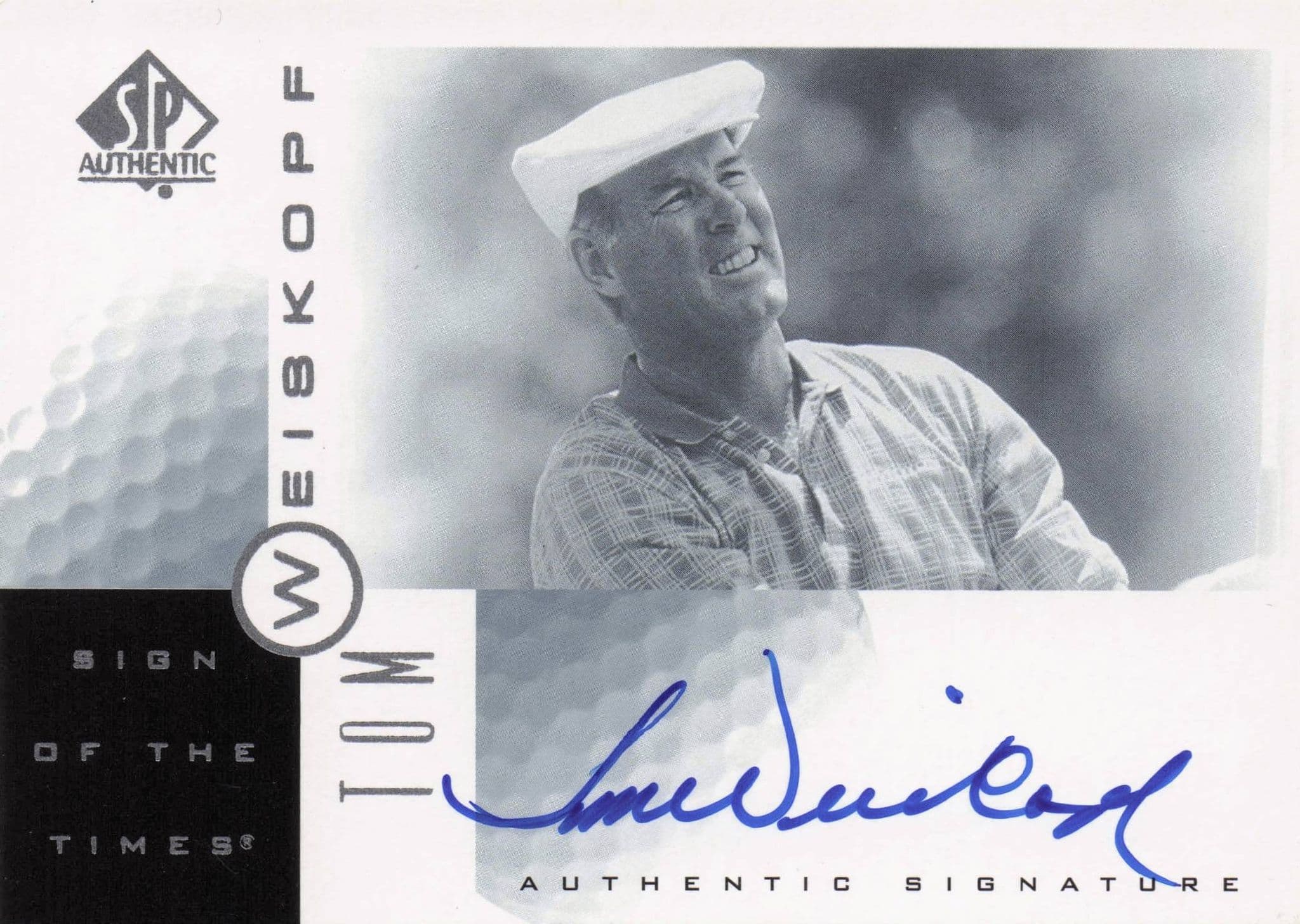 Tom Weiskopf Sign Of The Times Hand Signed 2001 SP Golf Autograph Card