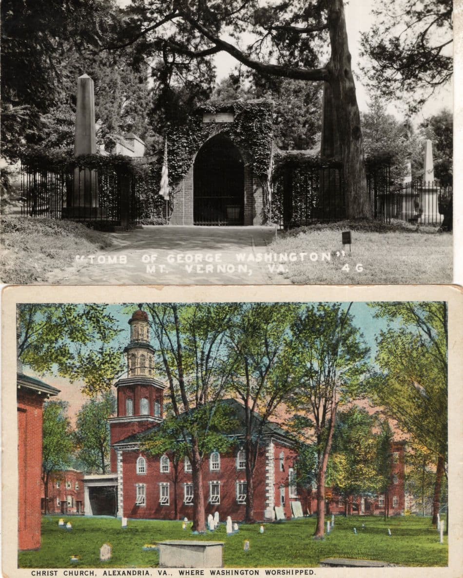 Tomb Of George Washington Real Photo Antique Vermont USA Postcard & More