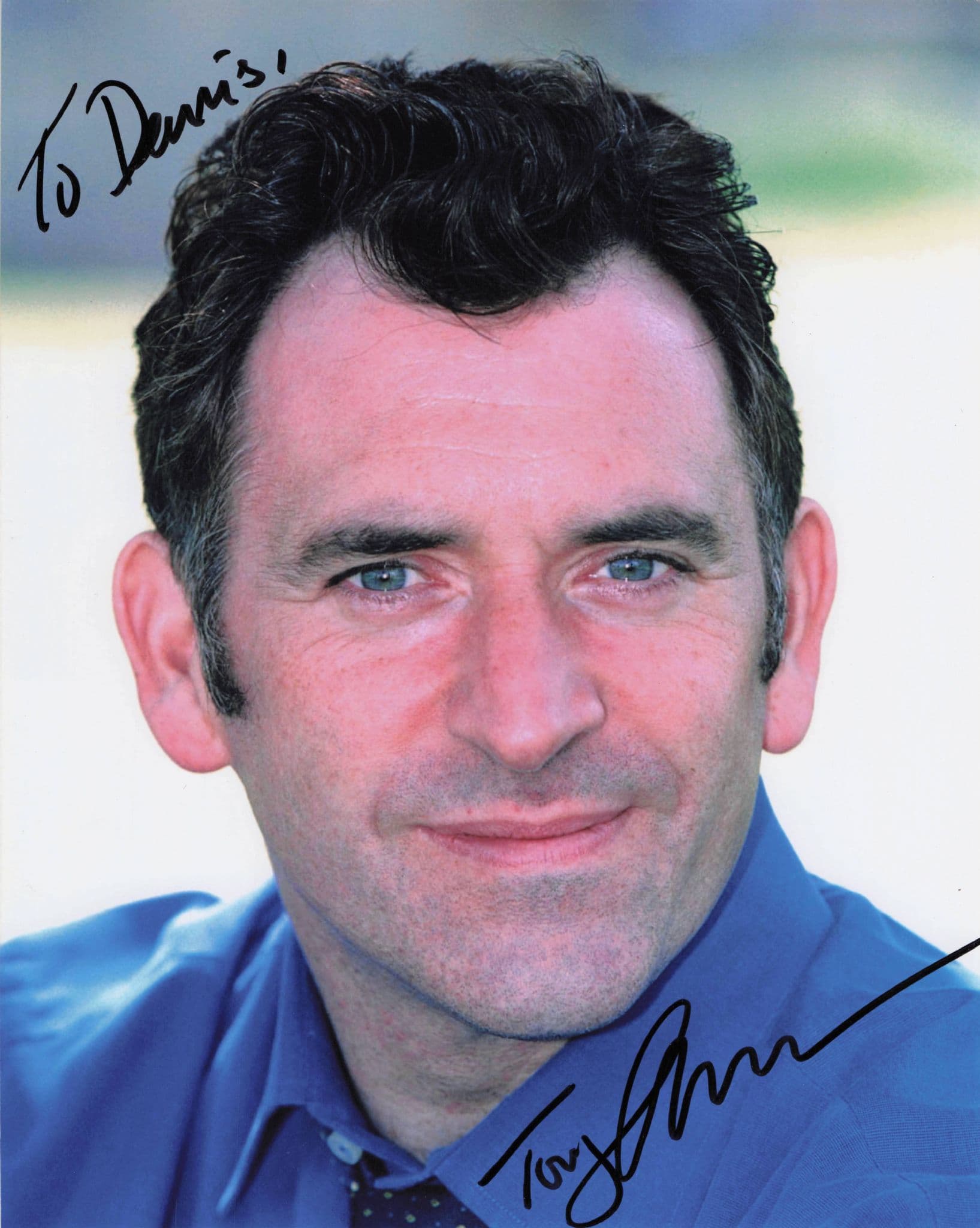 Tony Audenshaw Emmerdale Brookside Large 10x8 Hand Signed Photo