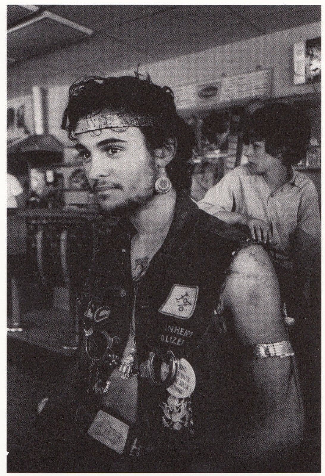 Tony Shalfrazi Dennis Hopper Motorbiker Italian Photograph Award Photo Postcard