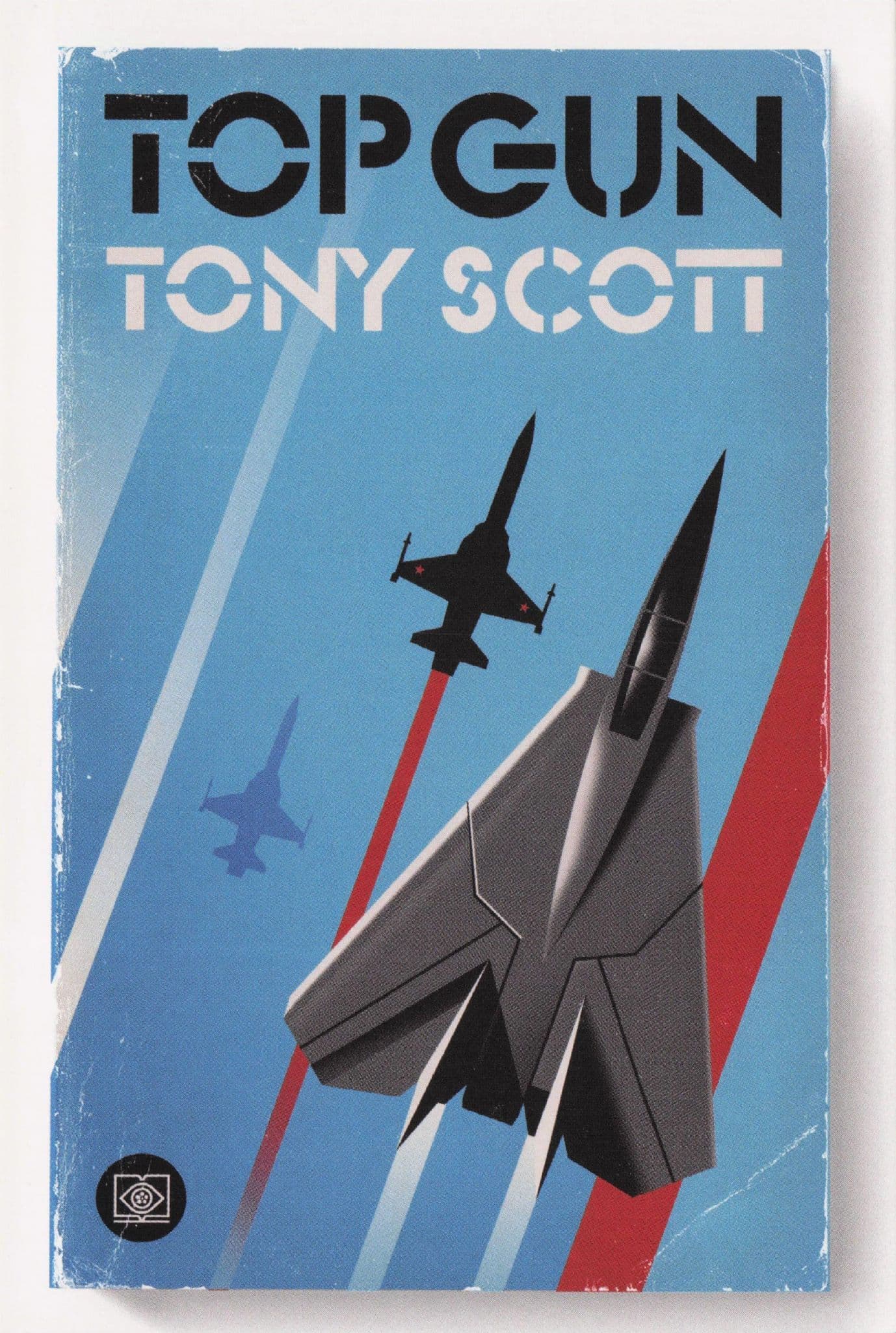 Top Gun Tony Scott Tom Cruise Film Movie As Rare Old Book Cover Postcard