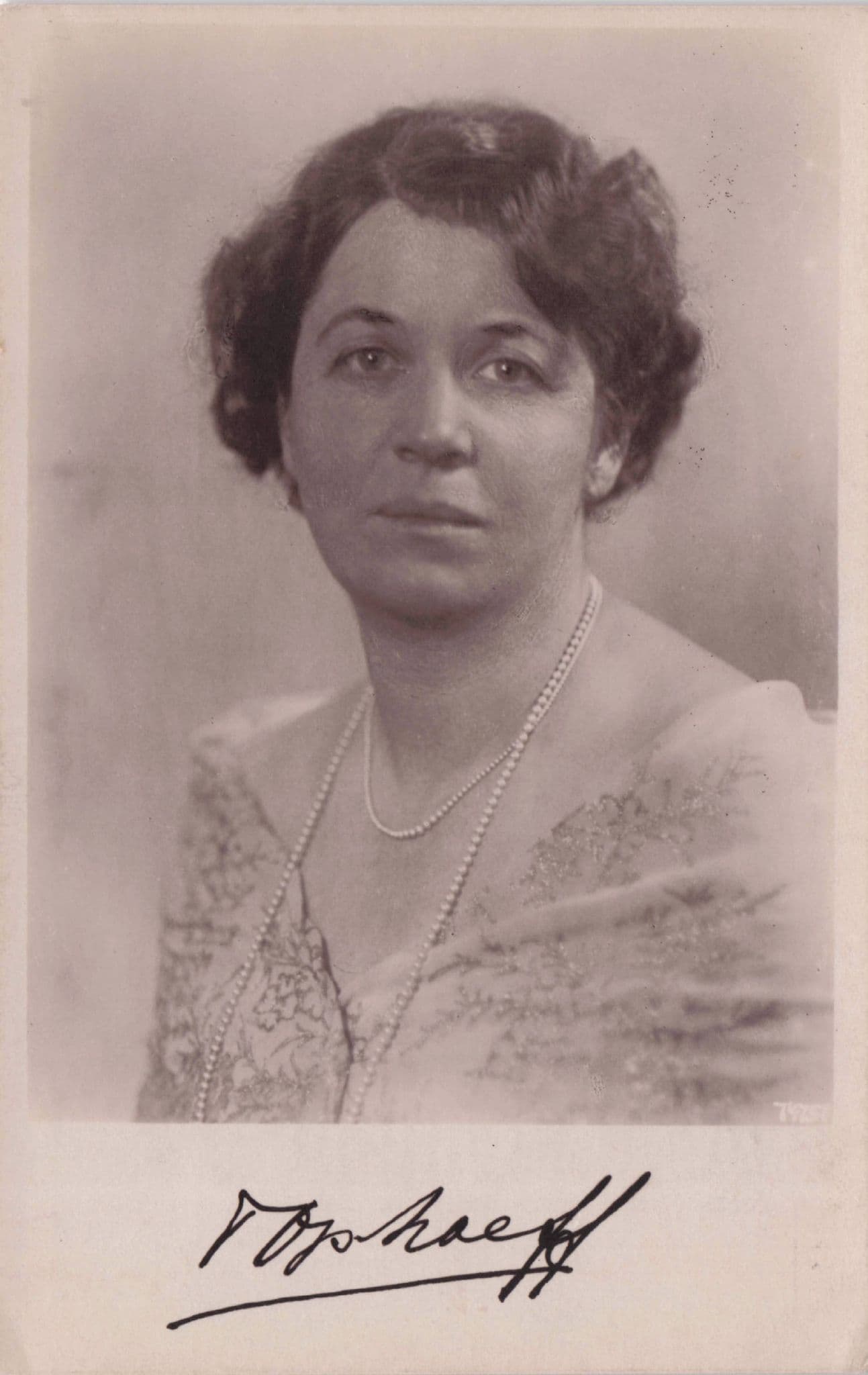 Top Naeff Dutch Book Author Antique Hand Signed Photo