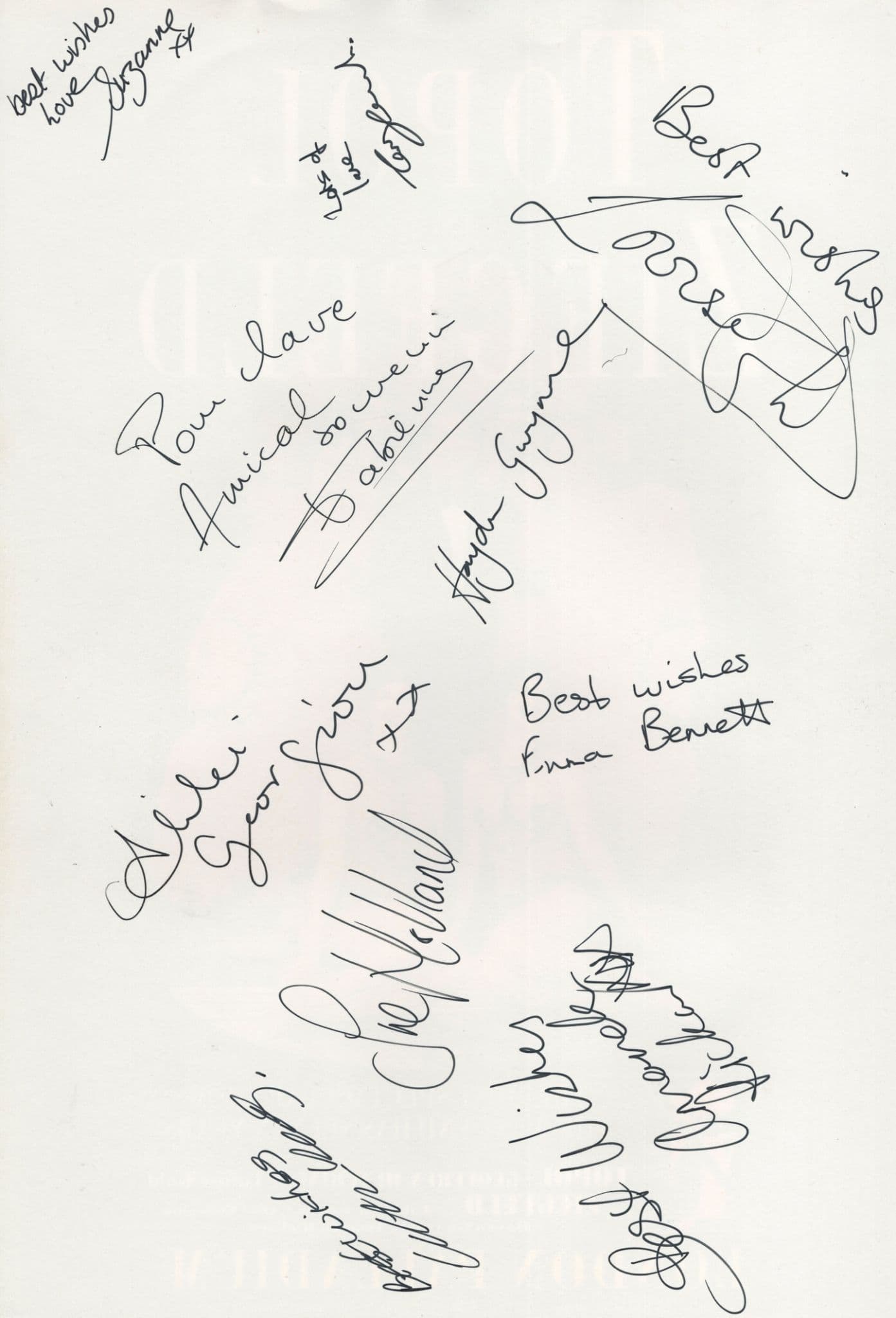 Topol In Ziegfeld Fiddler On The Roof 10x Hand Signed Autograph s