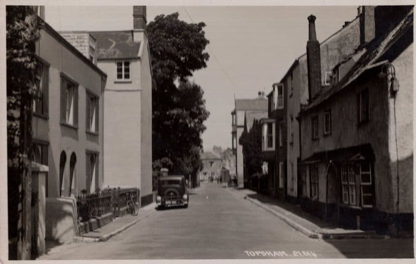 Topsham Classic Car Antique Real Photo Postcard