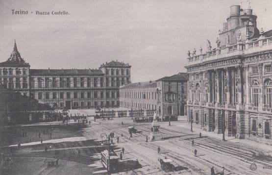 Torino Monumento A Vittorio Emanuele II Antique Italian 3x Postcard