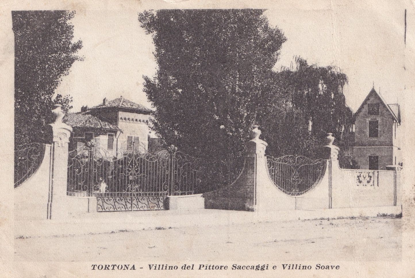 Tortona Villino Del Pittore Saccaggi E Soave Italian Old Postcard