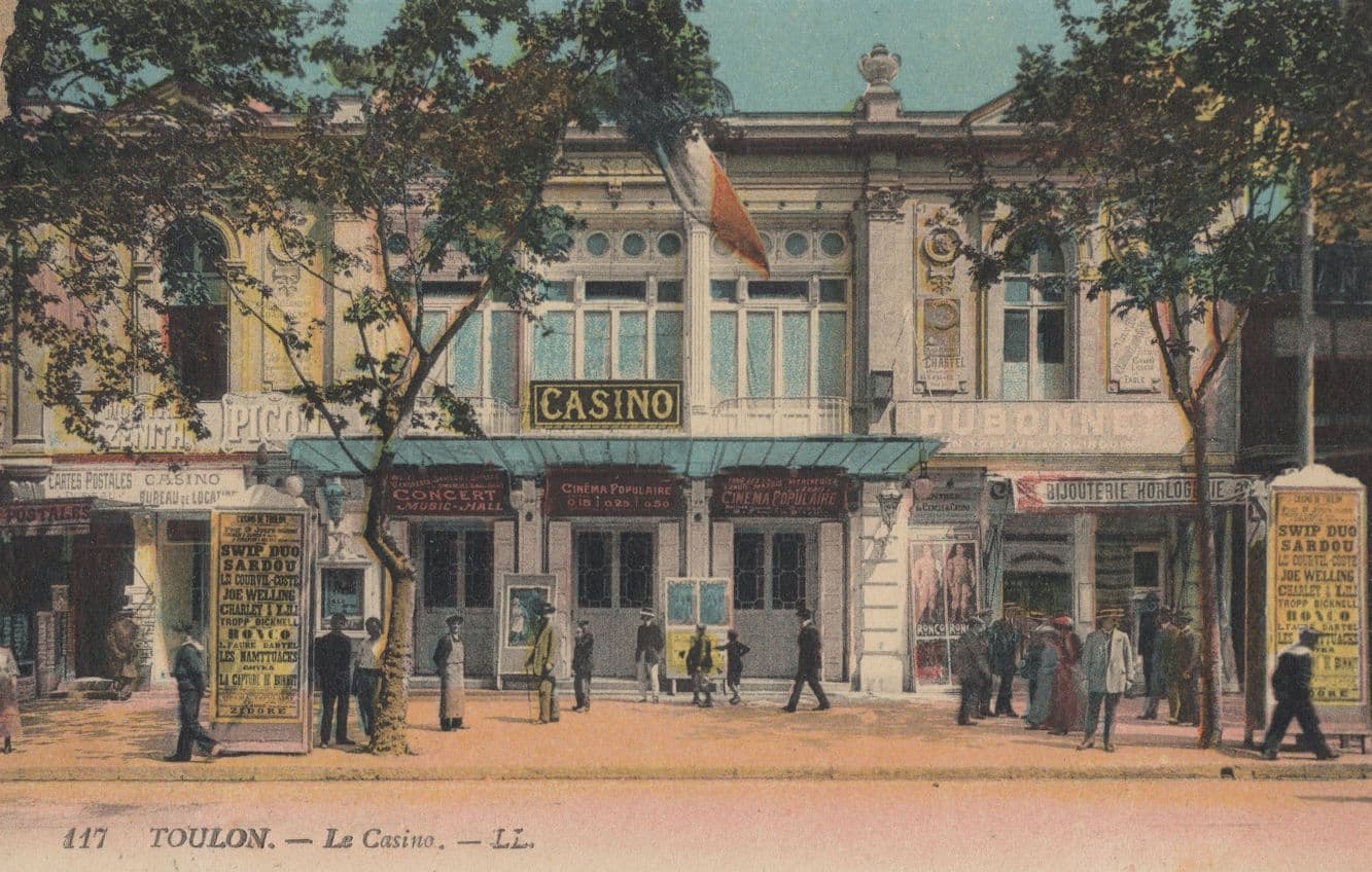 Toulon Casino French Antique Postcard