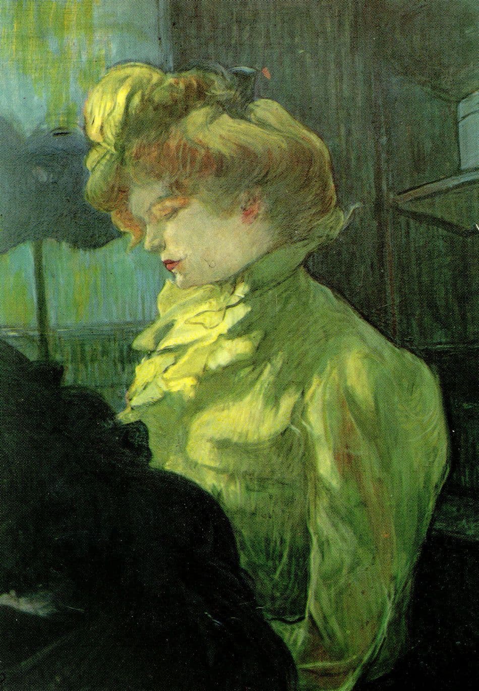 Toulouse Lautrec La Modiste Painting Postcard