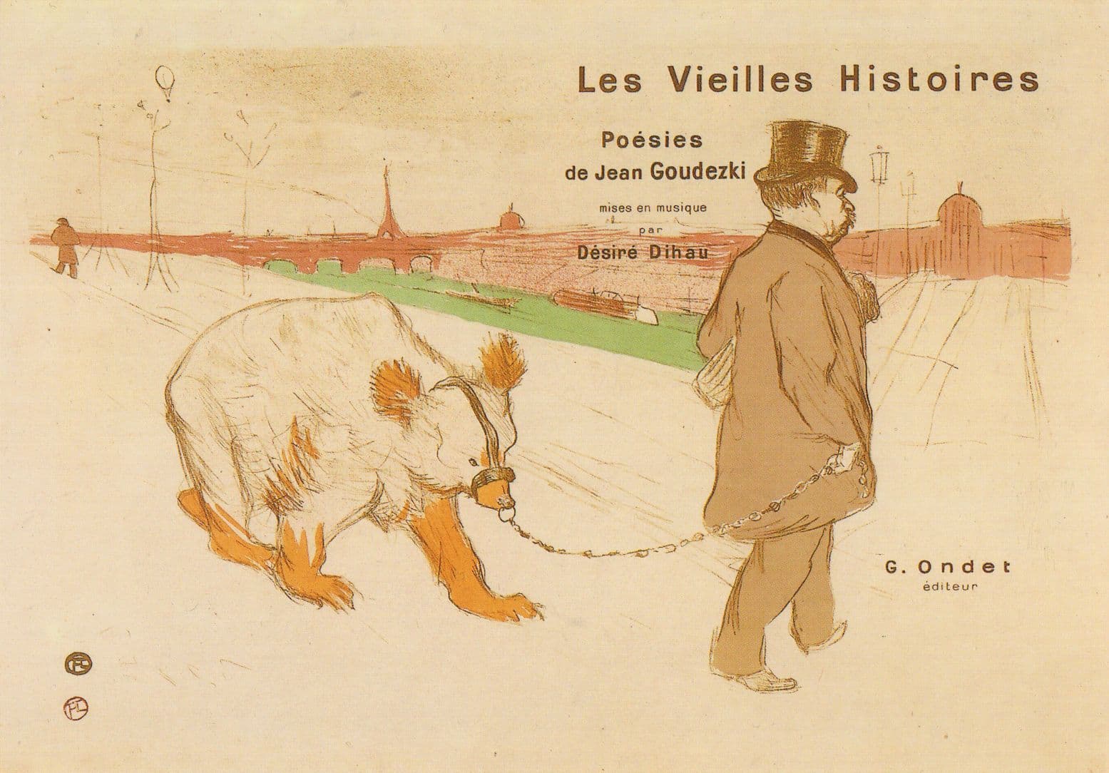 Toulouse Lautrec Les Vielles Histoires Lithograph Painting Postcard
