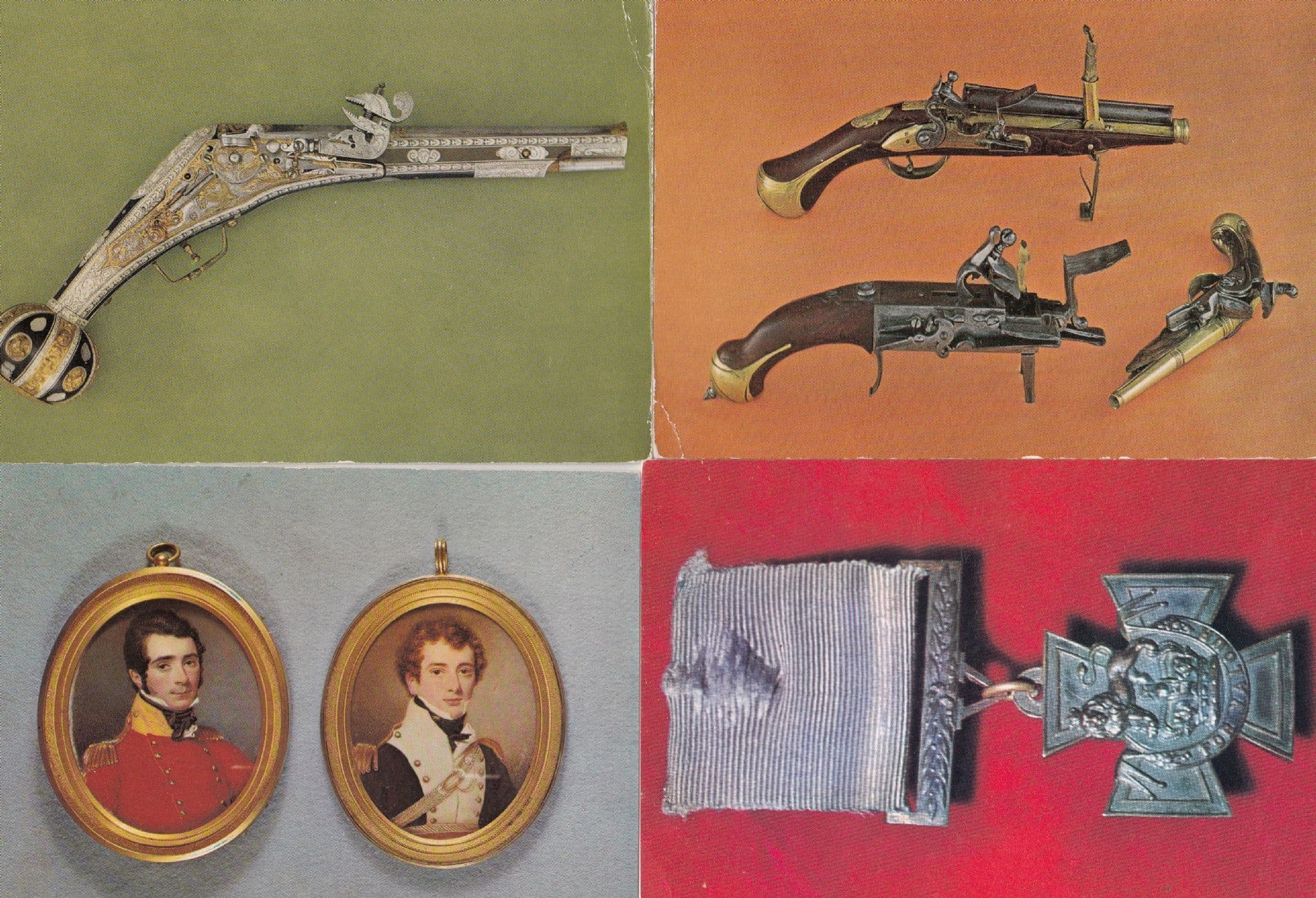 Tower Of London Tinder Pistols Victoria Cross 4x Postcard s