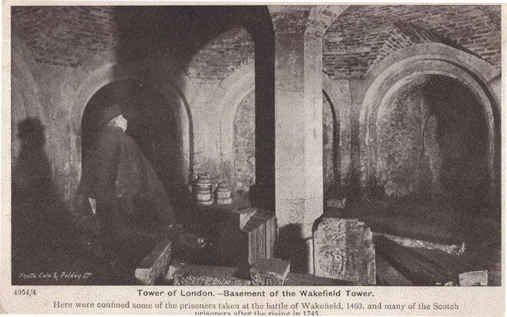 Tower Of London Wakefield Tower WW1 1914 War Postcard