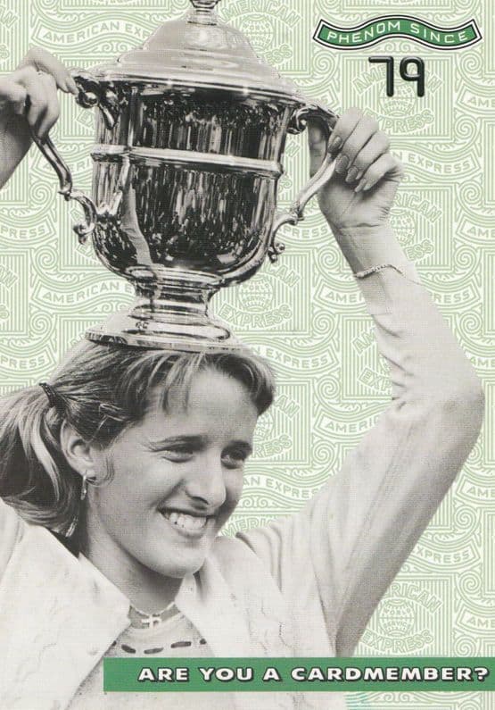 Tracy Austin Wimbledon Doubles Tennis Champion Rare Advertising Postcard