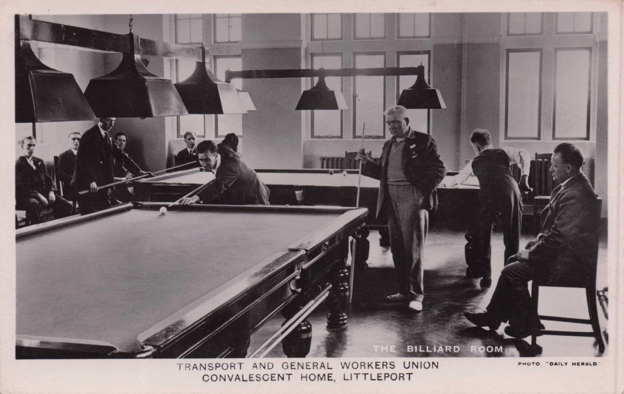 Transport & General Workers Union Home Littleport Billiards Cambridge Postcard