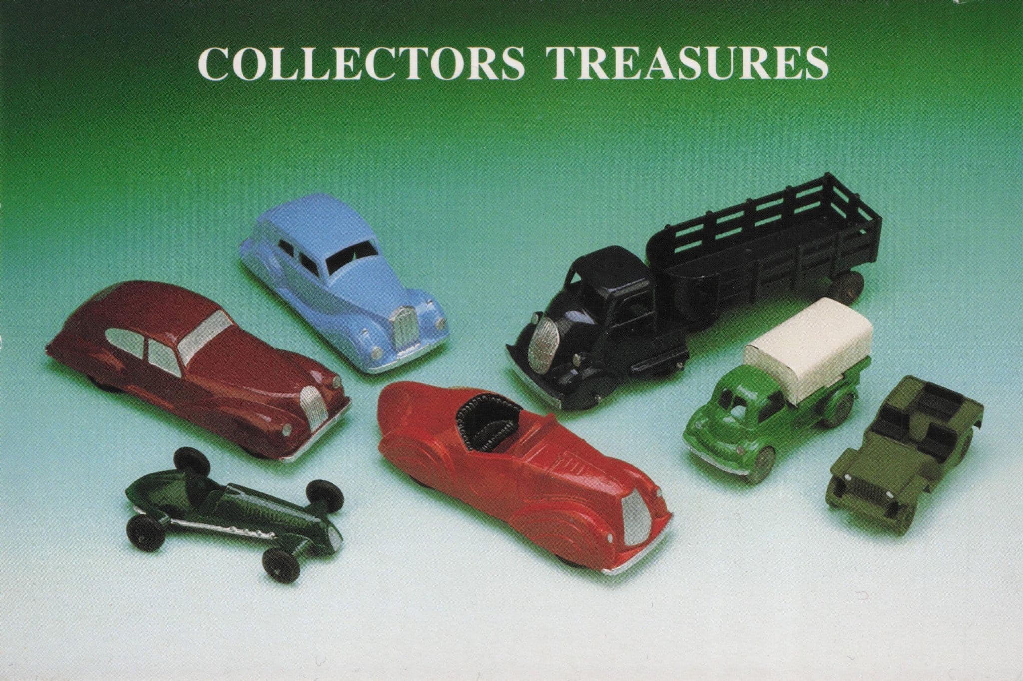 Transport Lorry Old Toys Sports Car Model Collectors Postcard