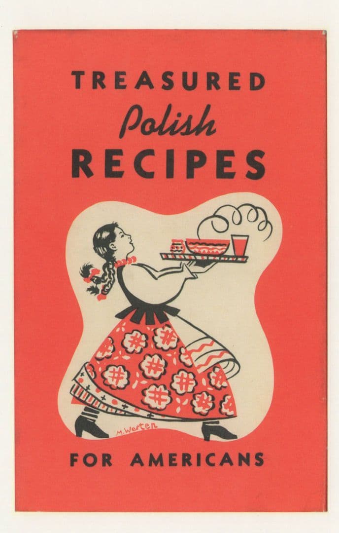 Treasured Polish Food Recipes For Americans Palanie Club Book Postcard