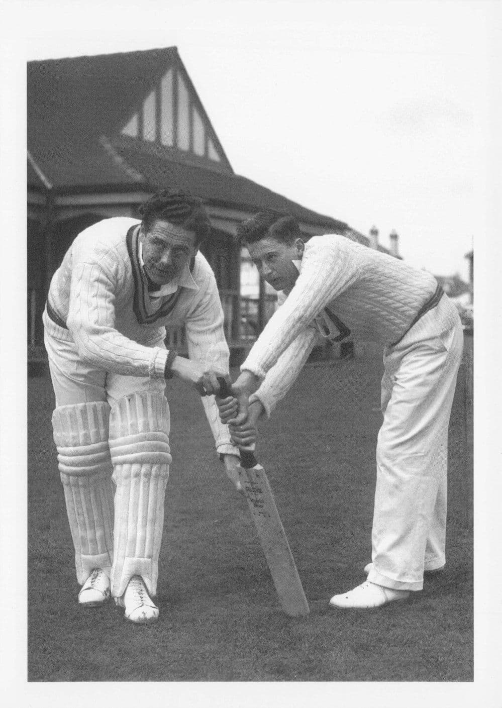 Trevor Bailey English International Cricket Rare Photo Postcard