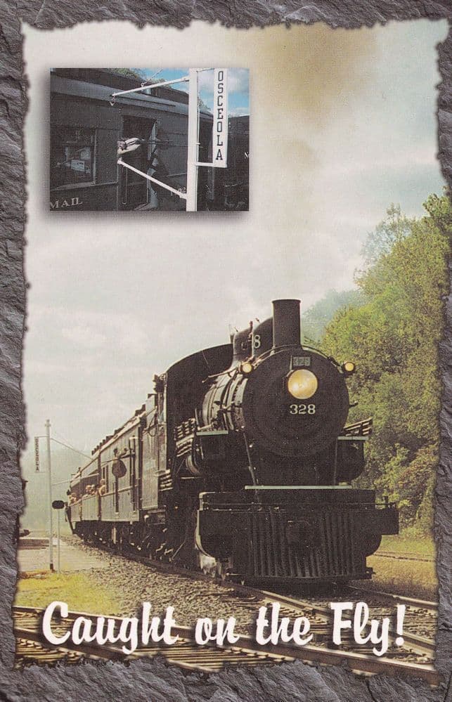 Triple Combine NP 1102 Train Minnesota Transport Museum Postcard