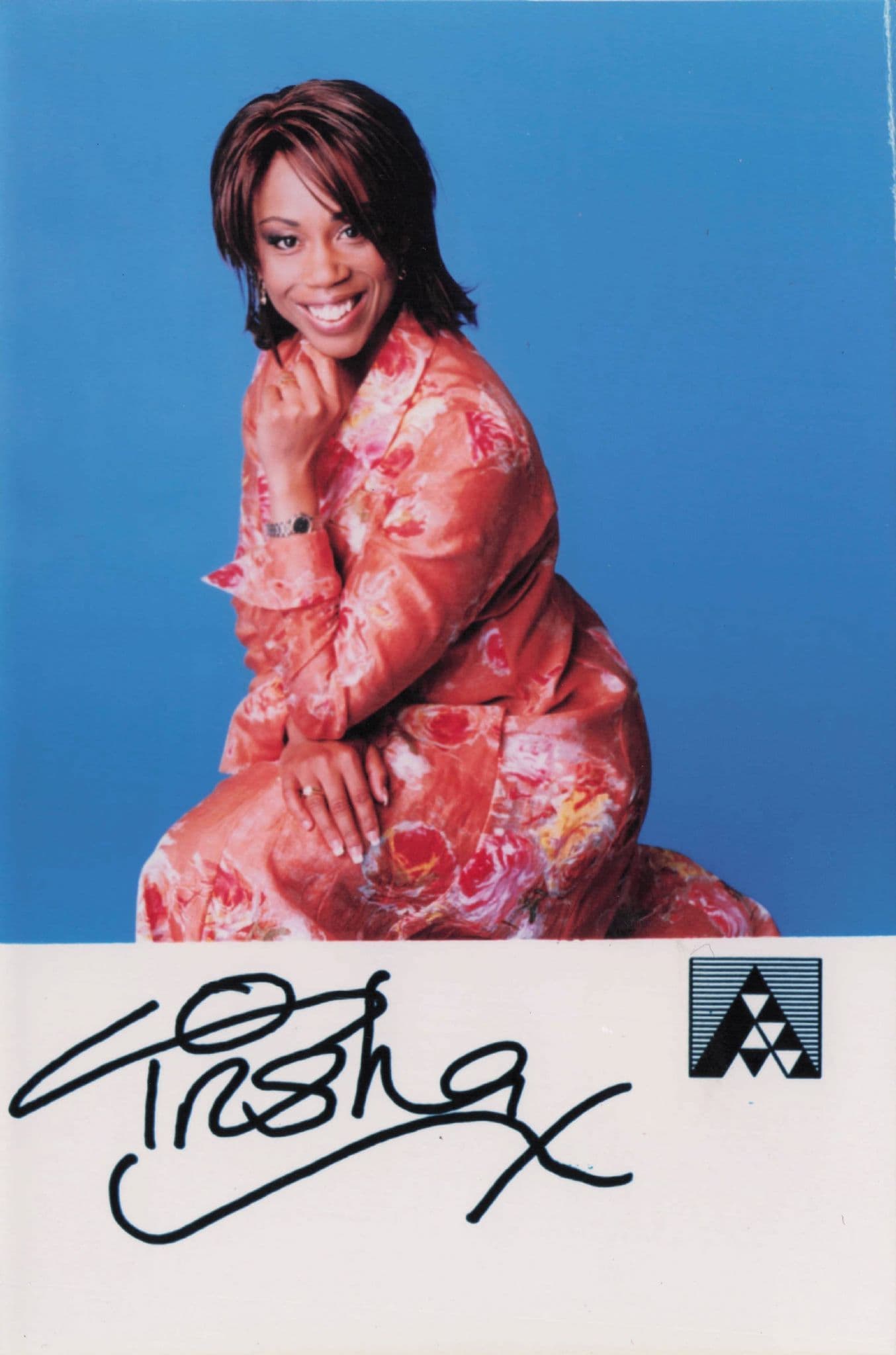 Trisha Goddard Printed Signed Anglia TV Reality Chat Show Photo