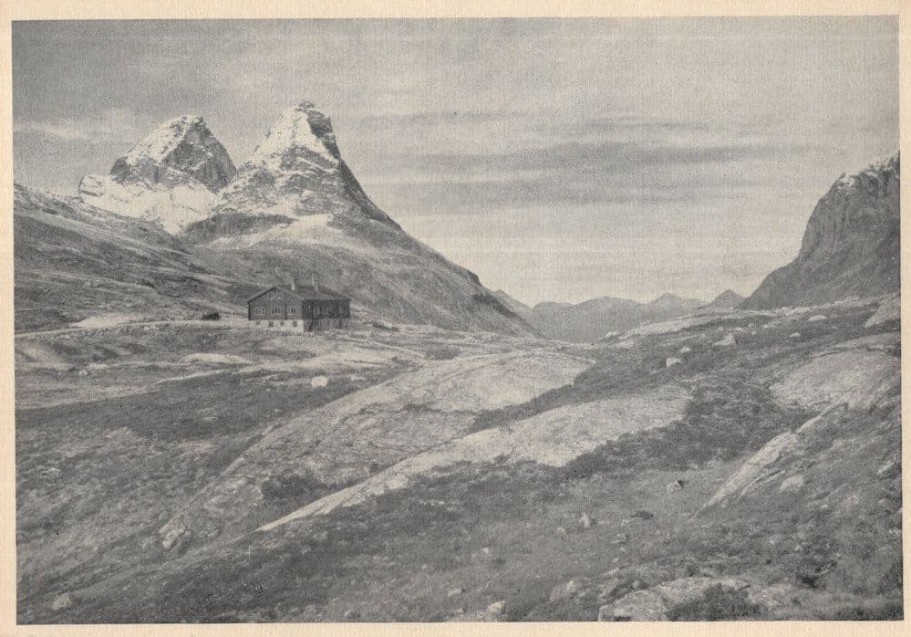 Trollstigrestauranten Romsdal Norway Real Photo Postcard