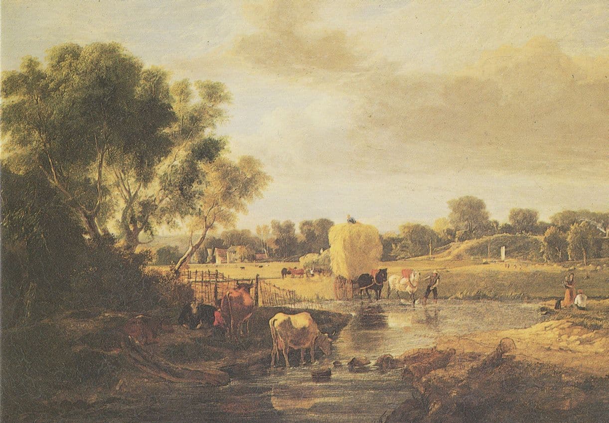 Trowse Meadows by George Vincent Norwich Castle Painting Postcard