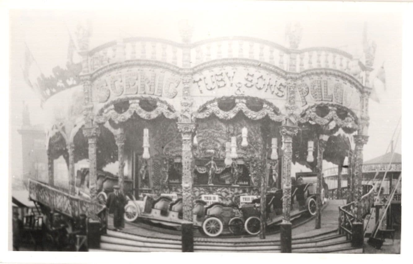 Tuby & Sons Old Classic Sports Car Fair Roundabout Vintage Photo