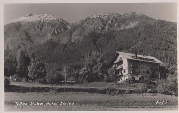 Tuefelsteg Finkenberg Antique Zillertal Austria Postcard
