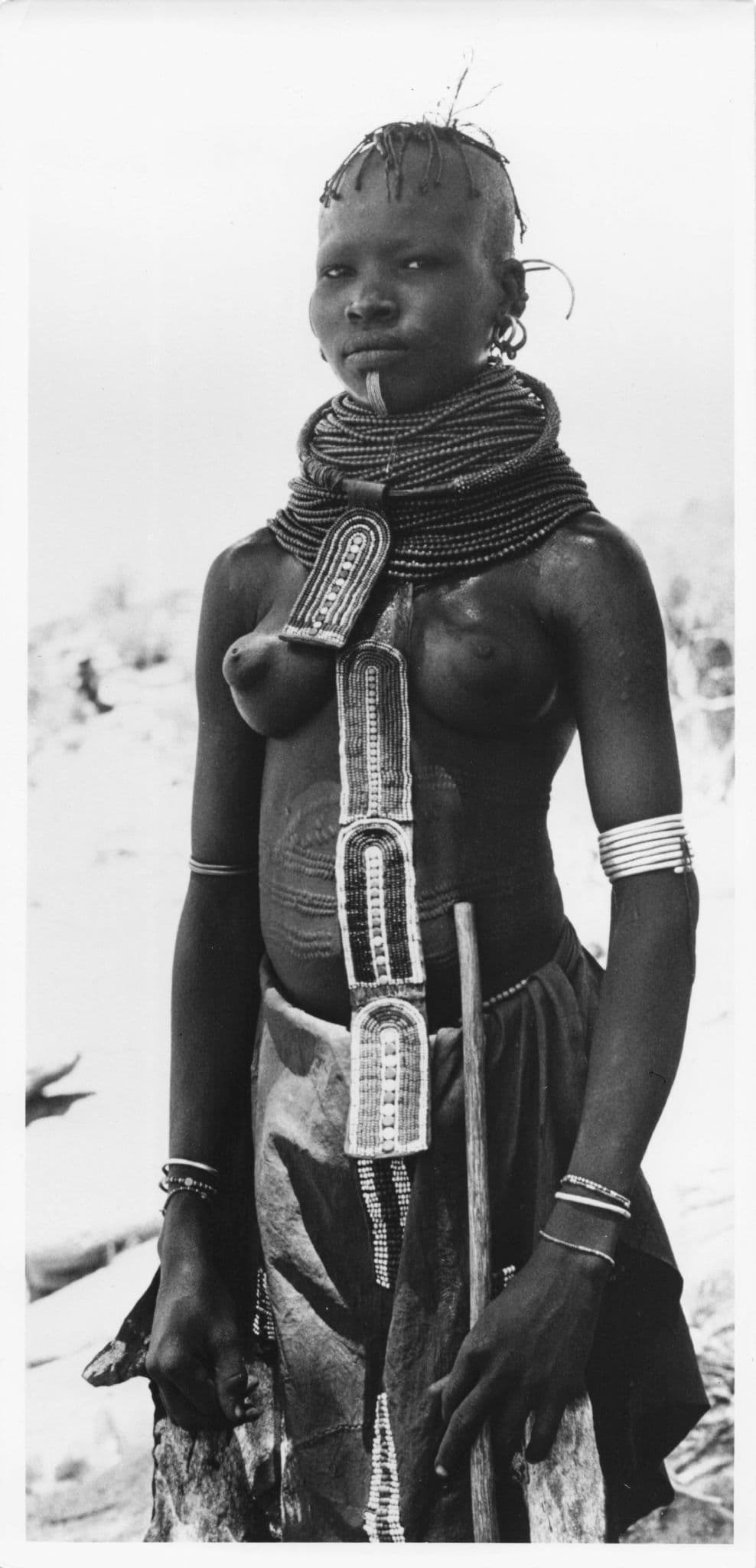 Turkana Fierce Warrior Woman 8x4 African Press Photo