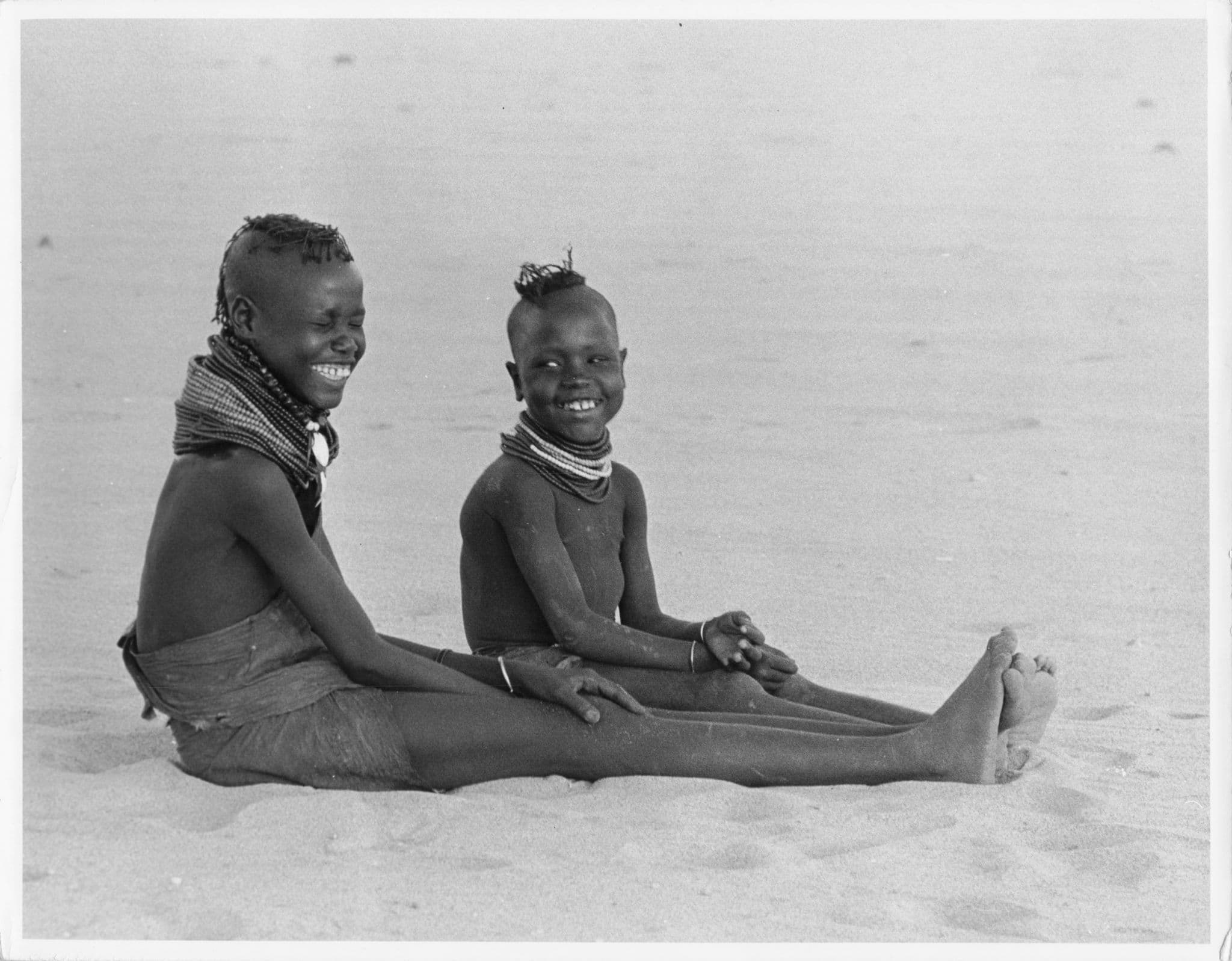 Turkana Girls at Eliye Springs Kenya Village Official Large 10x8 Vintage African Photo