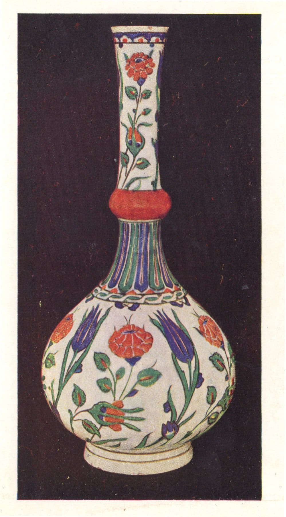Turkish Antique 16th Century Earthenware Bottle London Postcard
